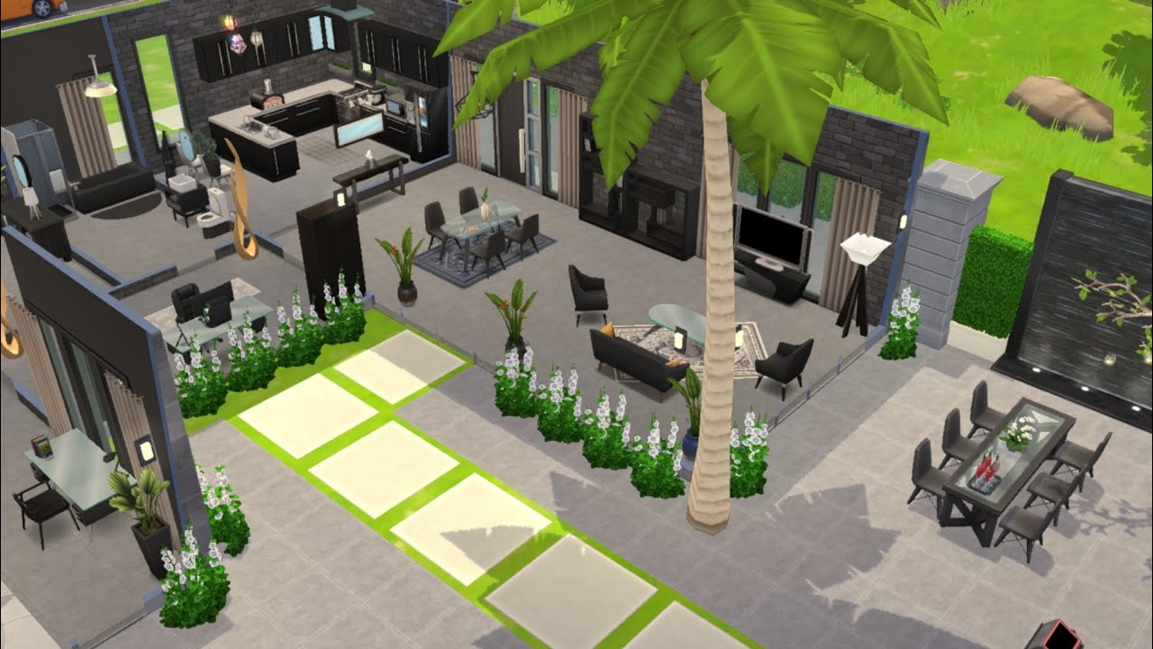 The Sims Mobile House Build Ideas | Beach House pt.2🏖