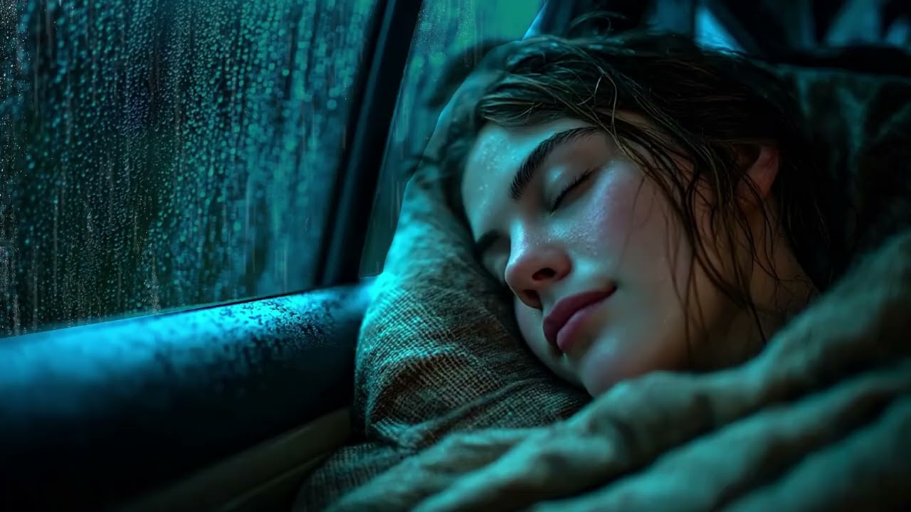 Midnight Storm Rain 🌙⚡🌧 | Powerful Rain Sounds for Deep Sleep & Calm Relaxation