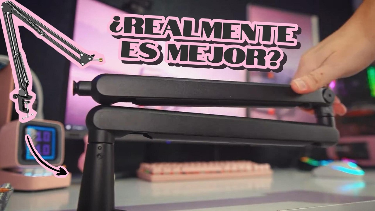 [Demostración] Qué mejora un brazo de perfil bajo frente a uno convencional | FIFINE BM88