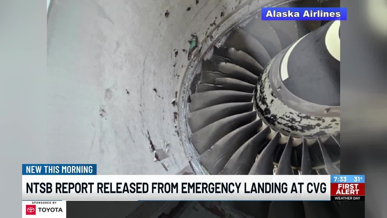 NTSB report released from emergency land at CVG