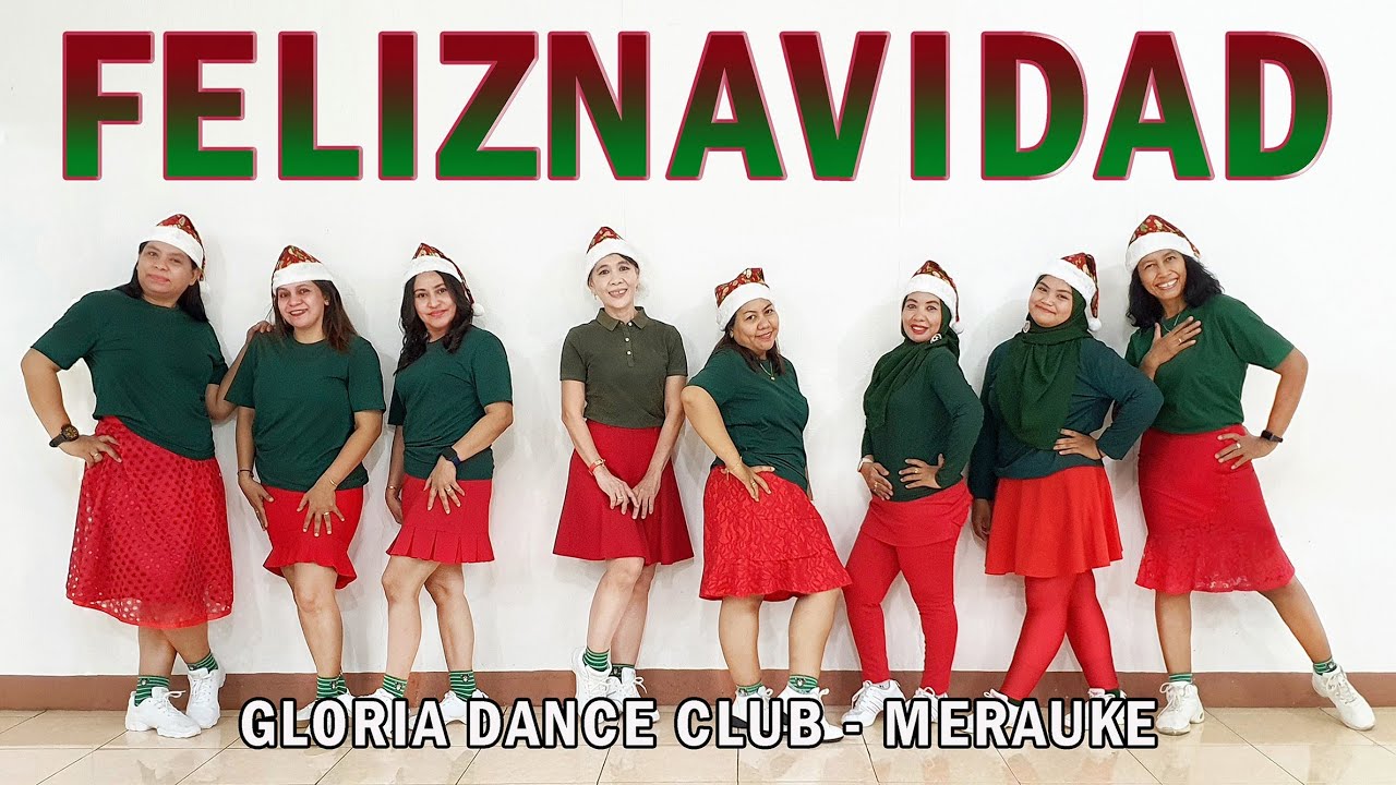FELIZ NAVIDAD // LINE DANCE // Choreo CAECILIA M FATRUAN // GDC MERAUKE PAPUA SELATAN - INA