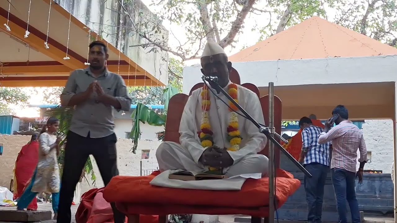 श्री क्षेत्र खर्डी येथे सद्गुरू सिताराम महाराज यांच्या भक्ताचे प्रवचन