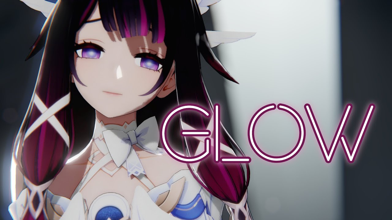 【Genshin Impact MMD】GLOW - 初音ミク【哥倫比婭 / Columbina】