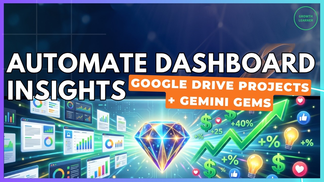 Automate Dashboard Insights with Google Drive Projects & Gemini Gems