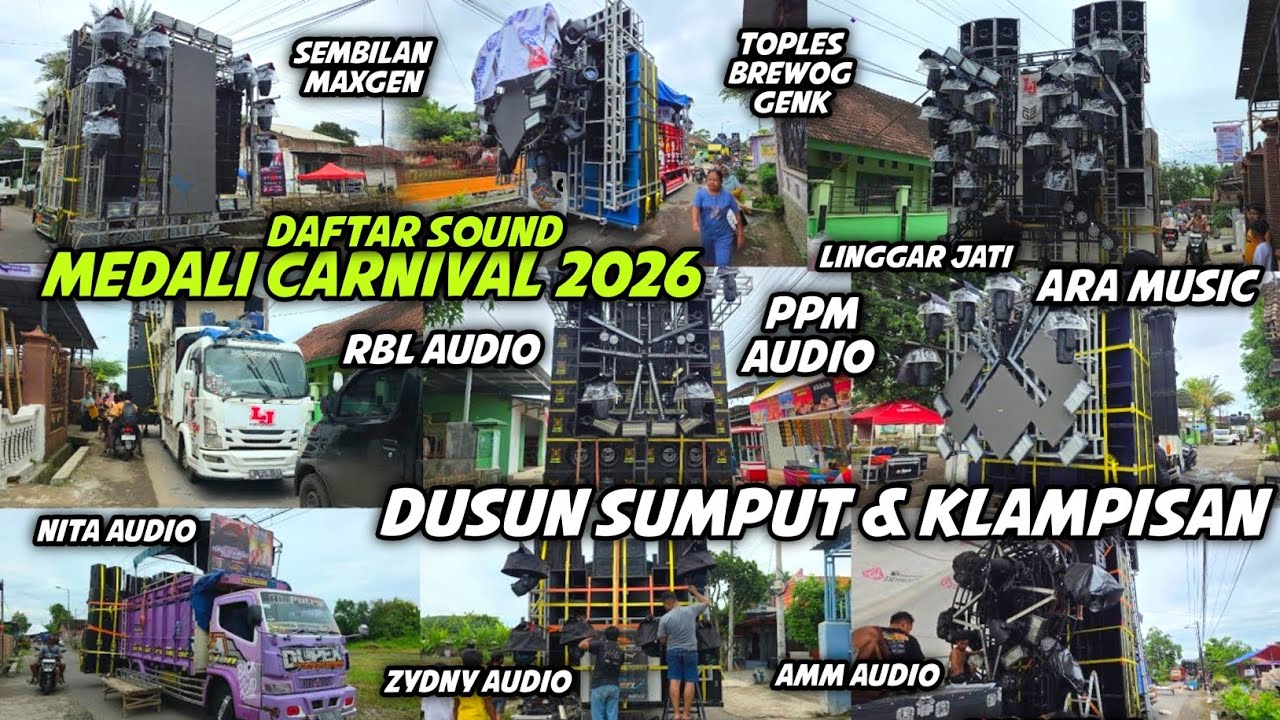 Maxgen Sembilan Perdana Tampil,,,Daftar Sound dusun Sumput & Klampisan Karnvaval Medali Mojoker