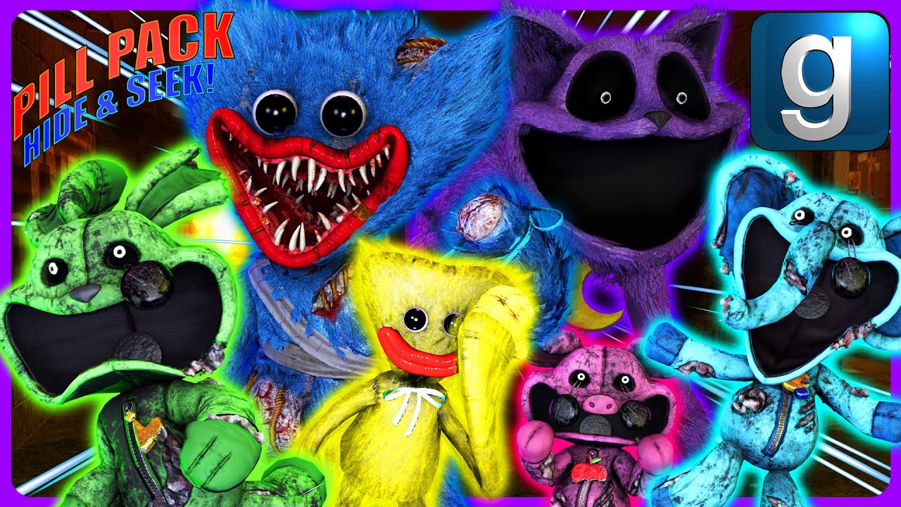 Gmod Poppy Playtime | Pill Pack Hide & Seek! [Part 2]