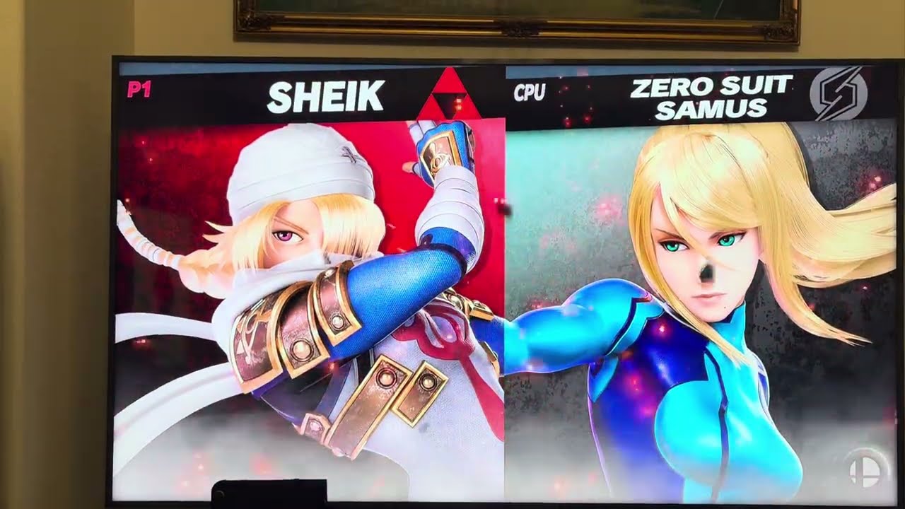 Super Smash Bros Ultimate - Sheik VS Zero Suit Samus