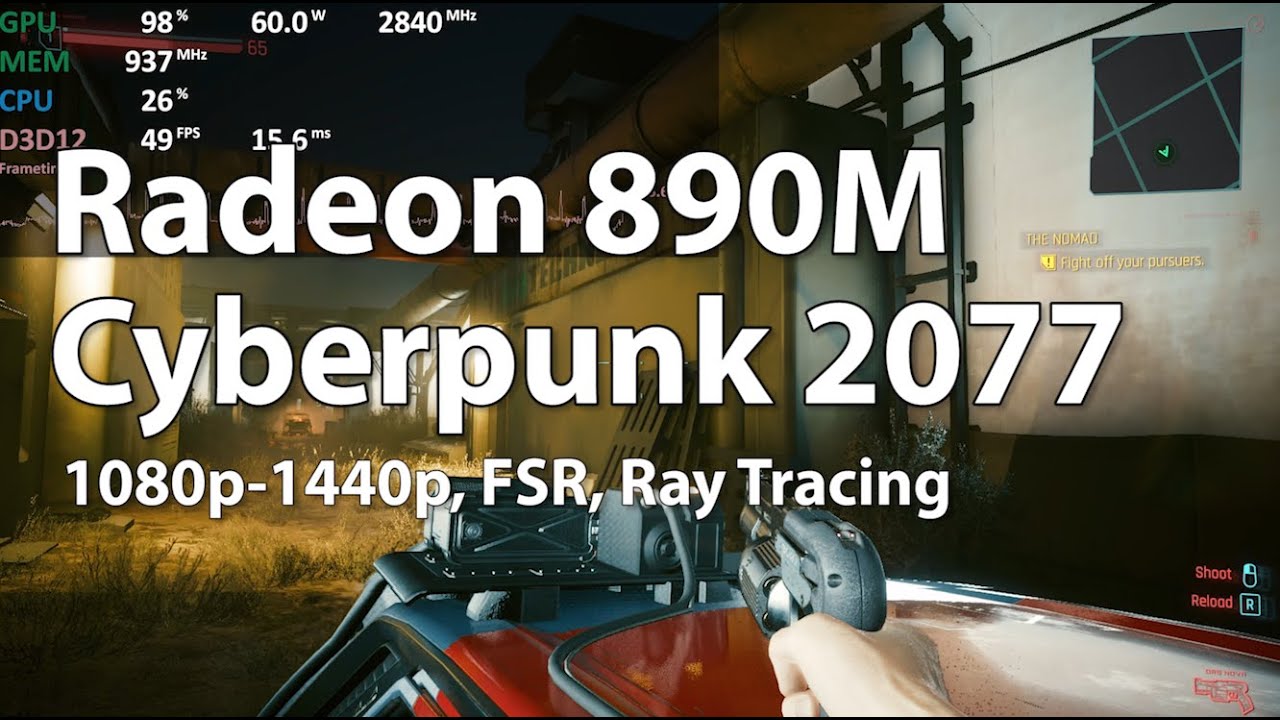 CYBERPUNK 2077 на RADEON 890M iGPU (Ryzen AI 9 HX 370) &mdash; игровой бенчмарк