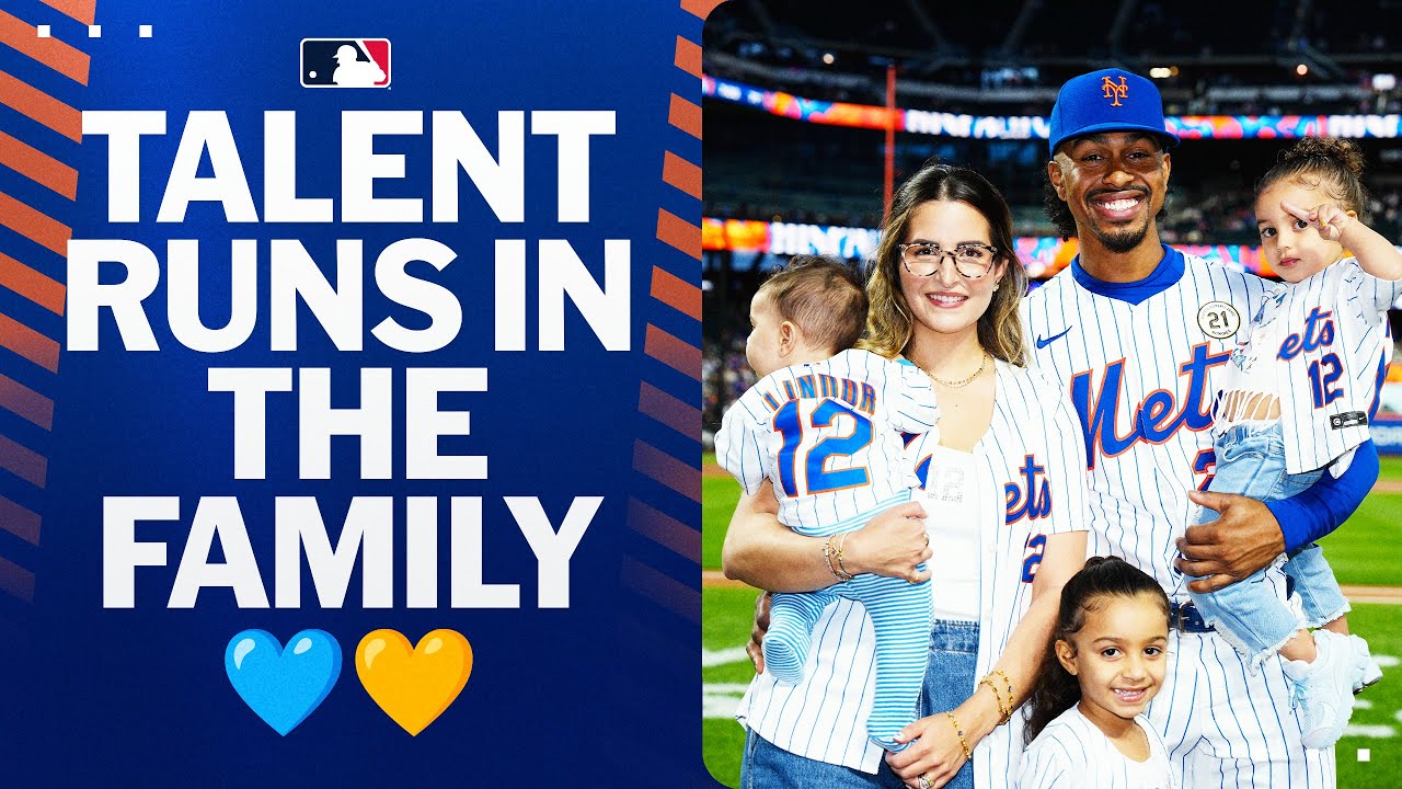 Francisco Lindor's wife Katia plays the National Anthem on the violin before tonight's Mets game! 🎶