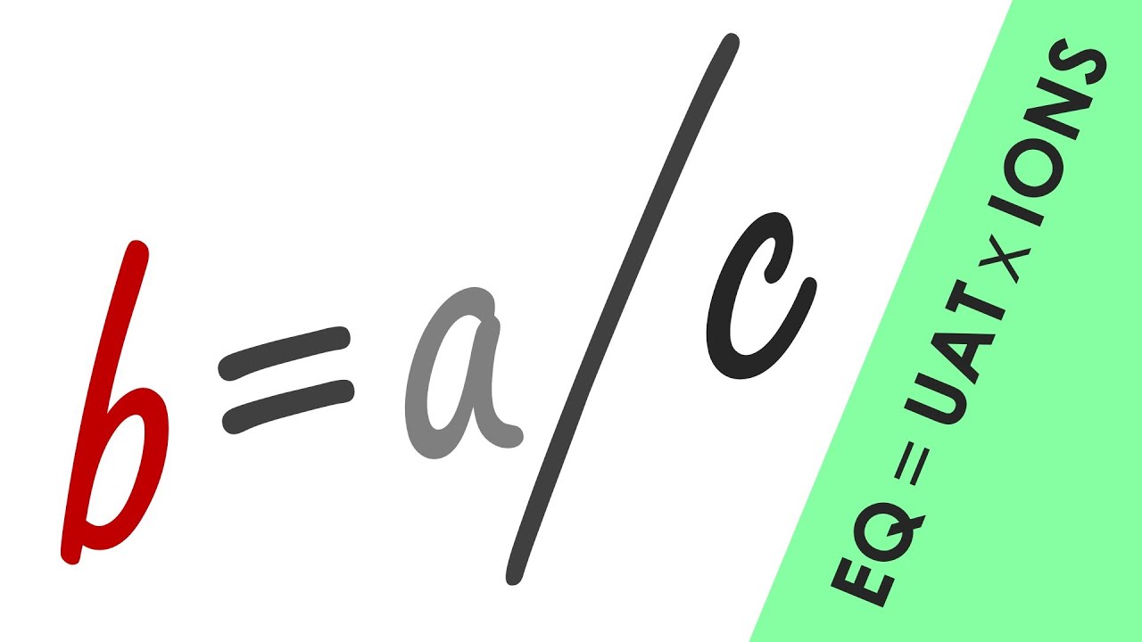 Rearranging Equations - GCSE Physics