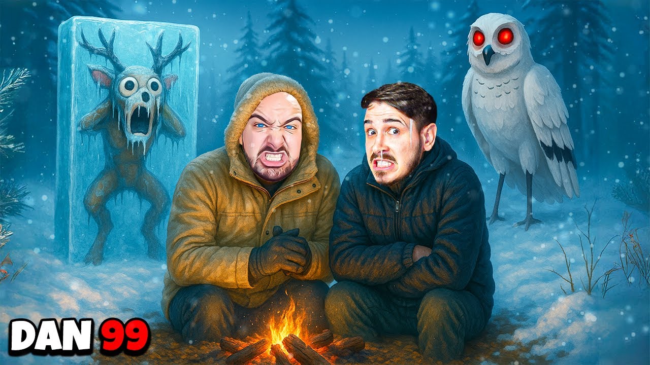 IMPE I JA PREŽIVLJAVAMO 99 DANA U LEDENOJ ŠUMI ALI BEZ VATRE !!! 🥶 *preteško*
