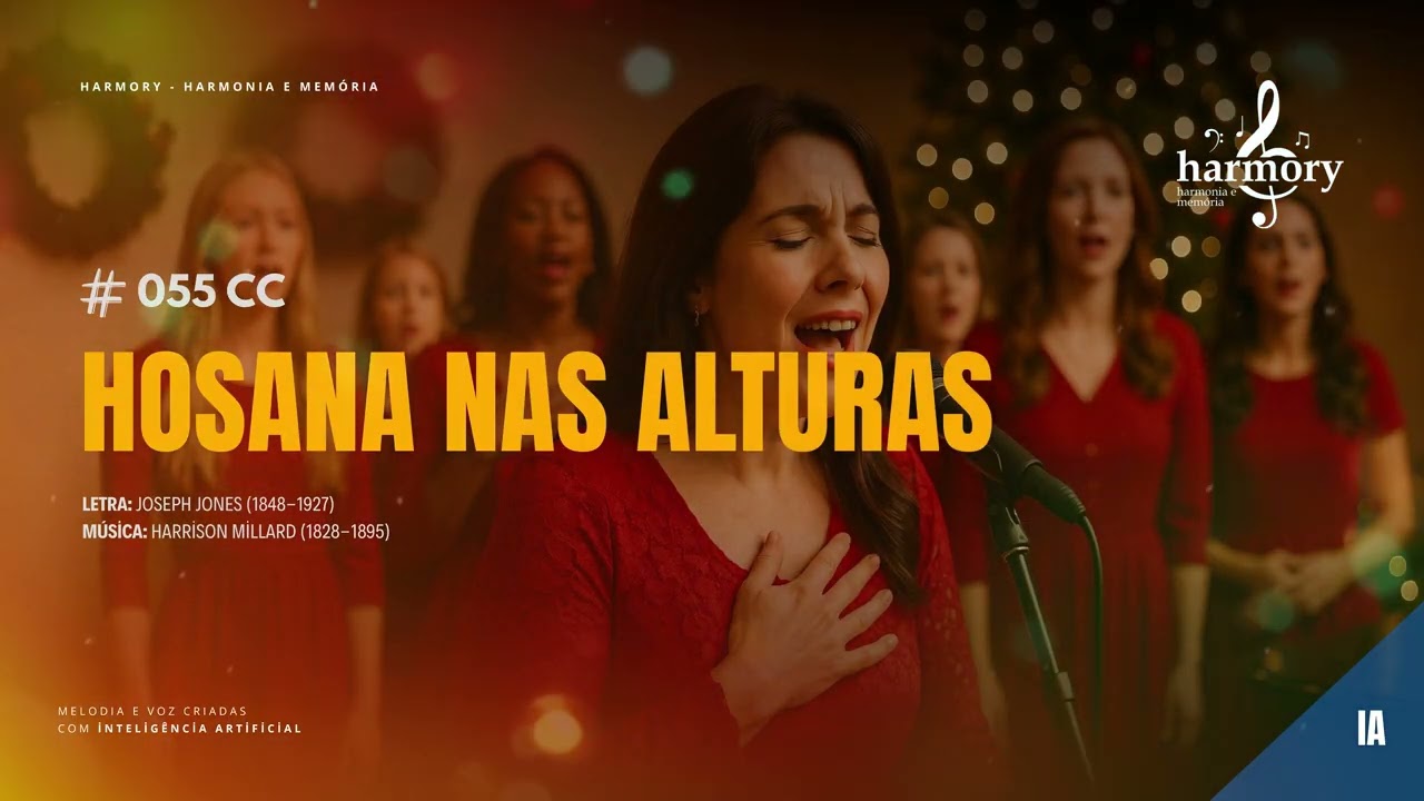 HOSANA NAS ALTURAS - 055 CC | Bendito o Rei que vem em nome do Senhor, A quem nós esperamos...