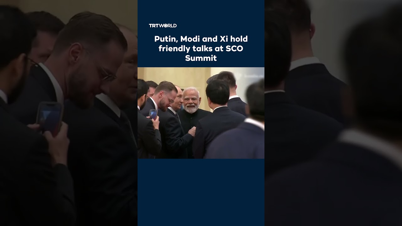Putin, Modi and Xi hold cordial talks at SCO Summit in China