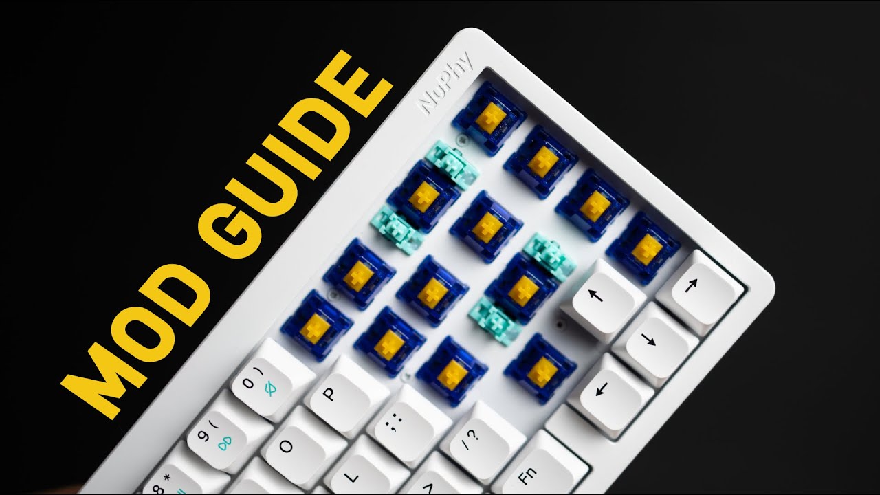 Nuphy Halo 65 Mod Guide: A Quiet Spacebar
