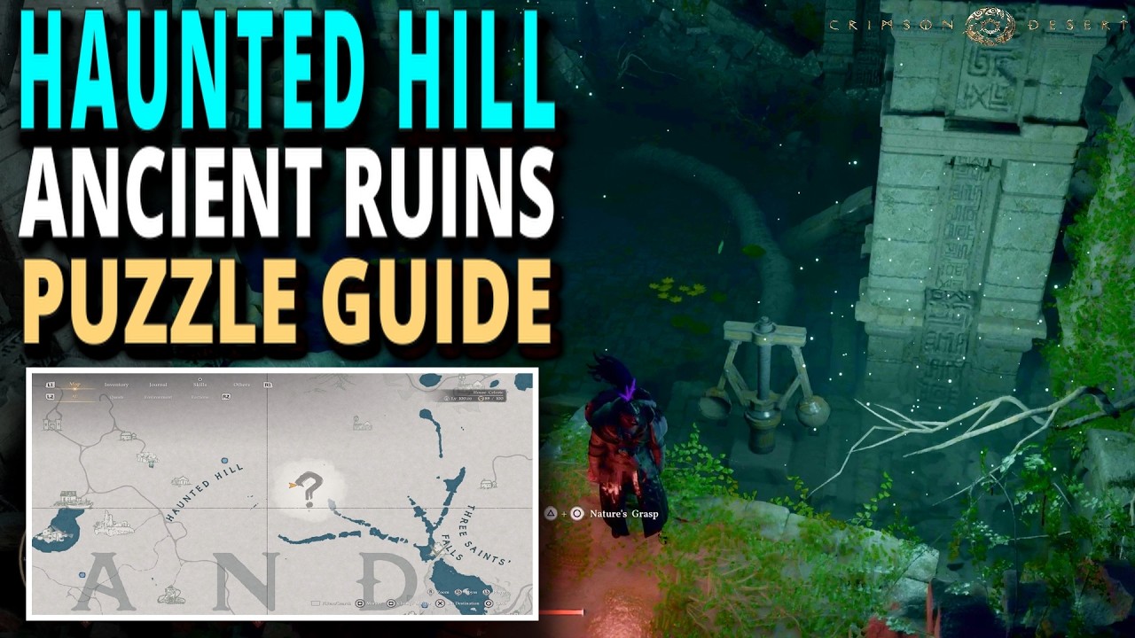 Crimson Desert Haunted Hill Ancient Ruins Puzzle Guide | Full Solution
