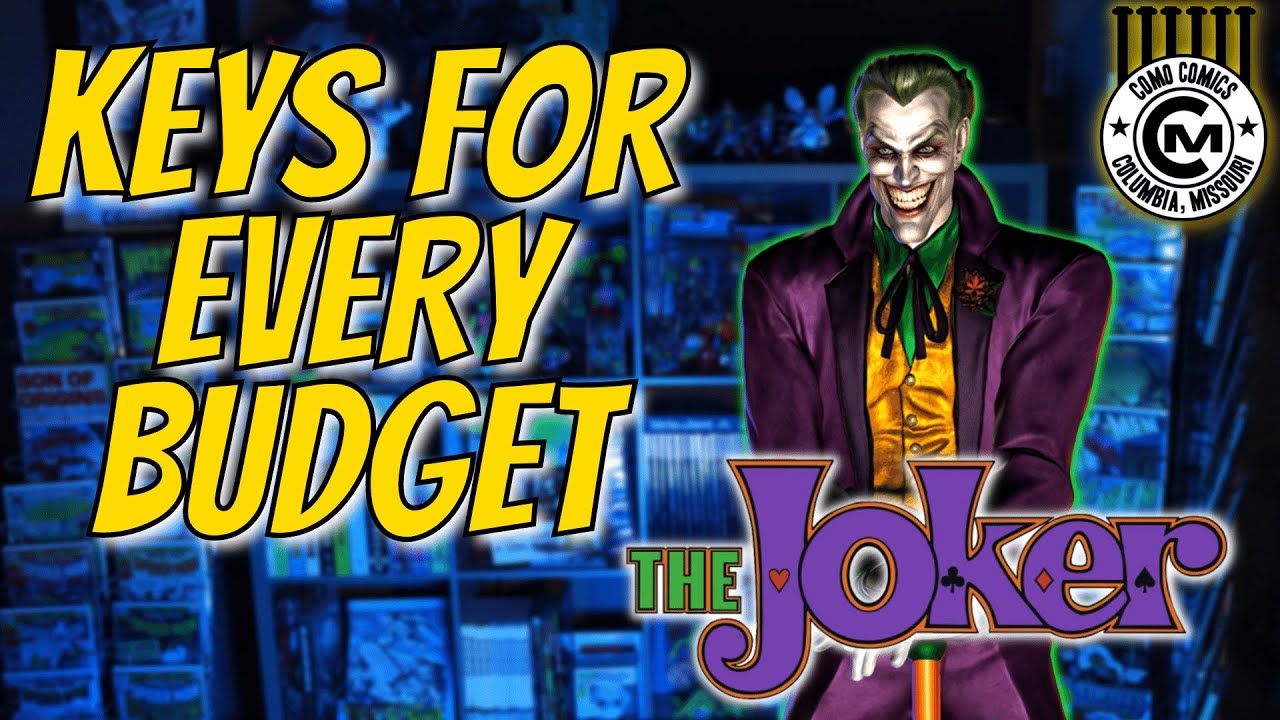 THE JOKER! A Key For Every Budget! Key Comic Books! Comic Collecting On A Budget! Comic Book Gems!