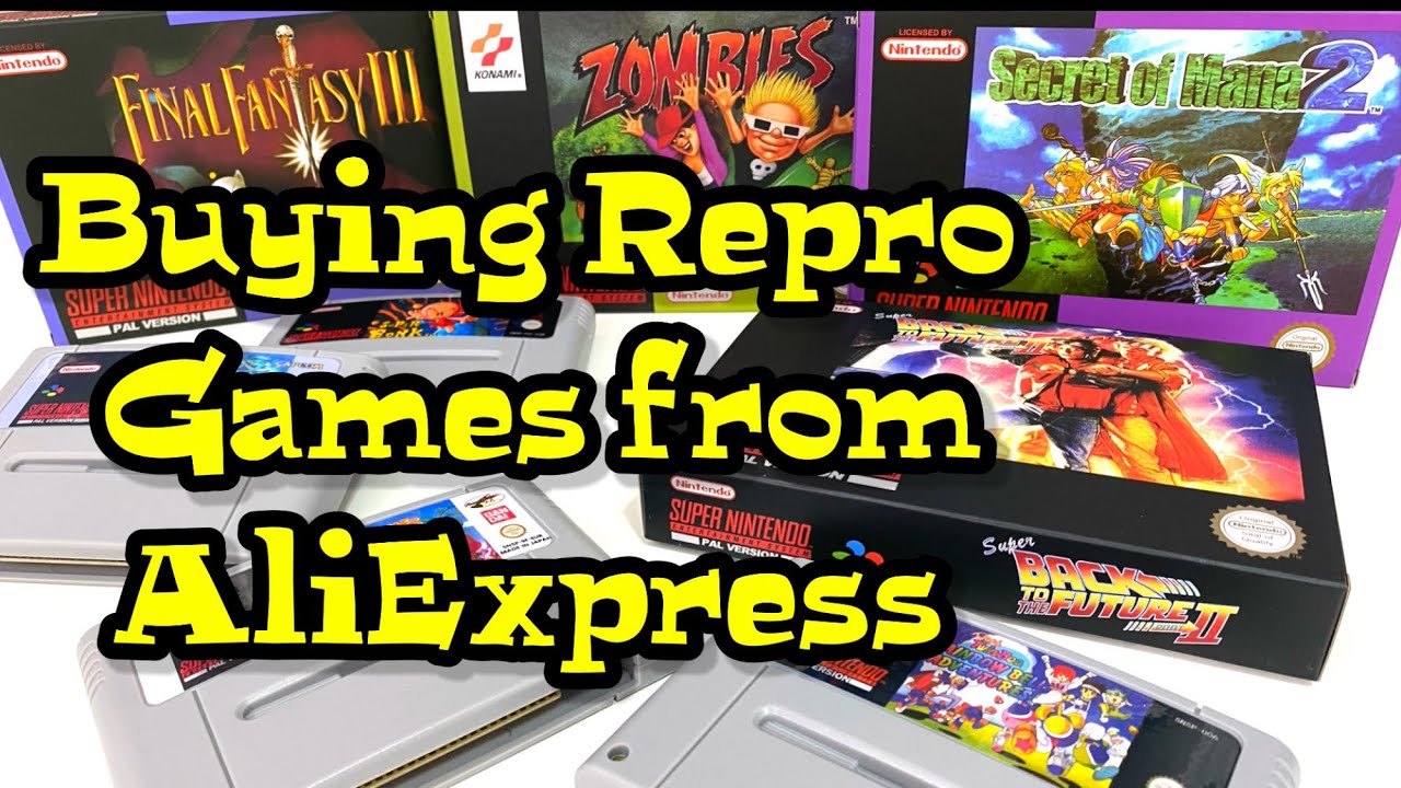 More SNES Repro Games from AliExpress