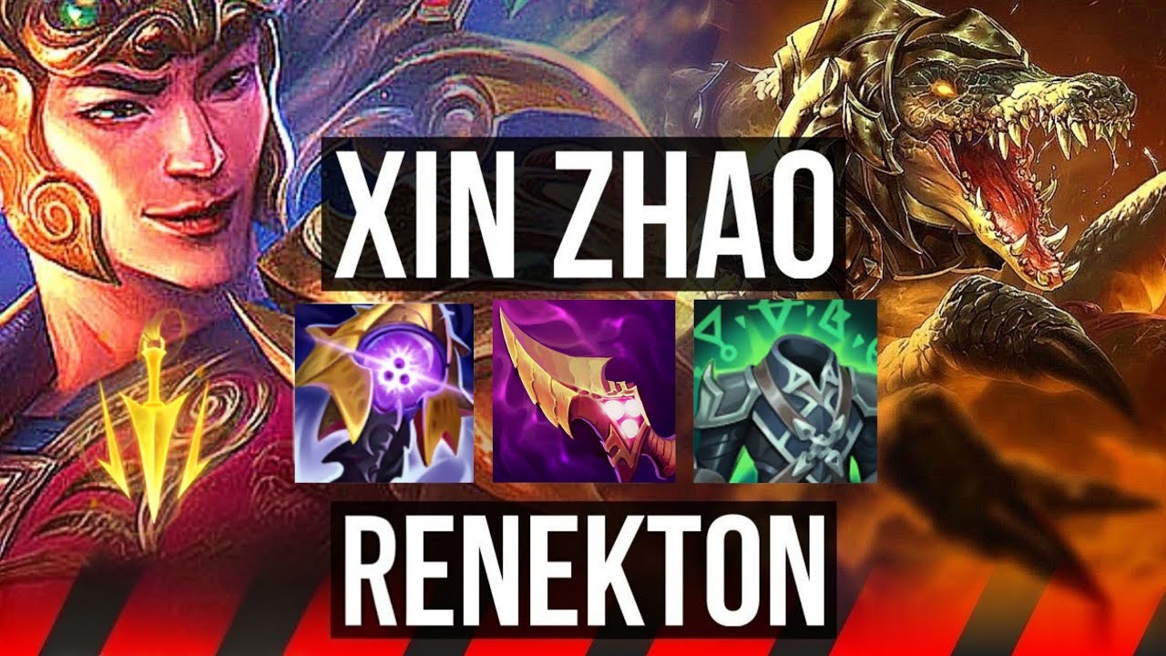 Xin Zhao TOP DESTROYS Renekton  League of Legends Gameplay (Xin Zhao Top Guide)