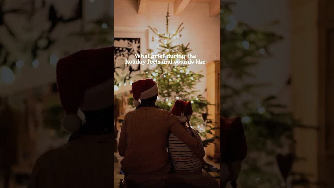 what holiday grief feels and sounds like 💔 #mentalhealth #wellness #healing #christmas #shorts