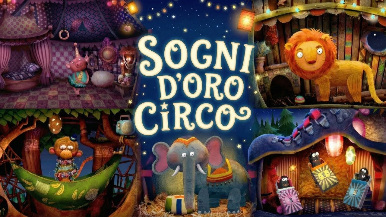 Sogni d’oro, Circo! 🎪 Storie della Buonanotte Calmanti per Bambini | Animali della Nanna