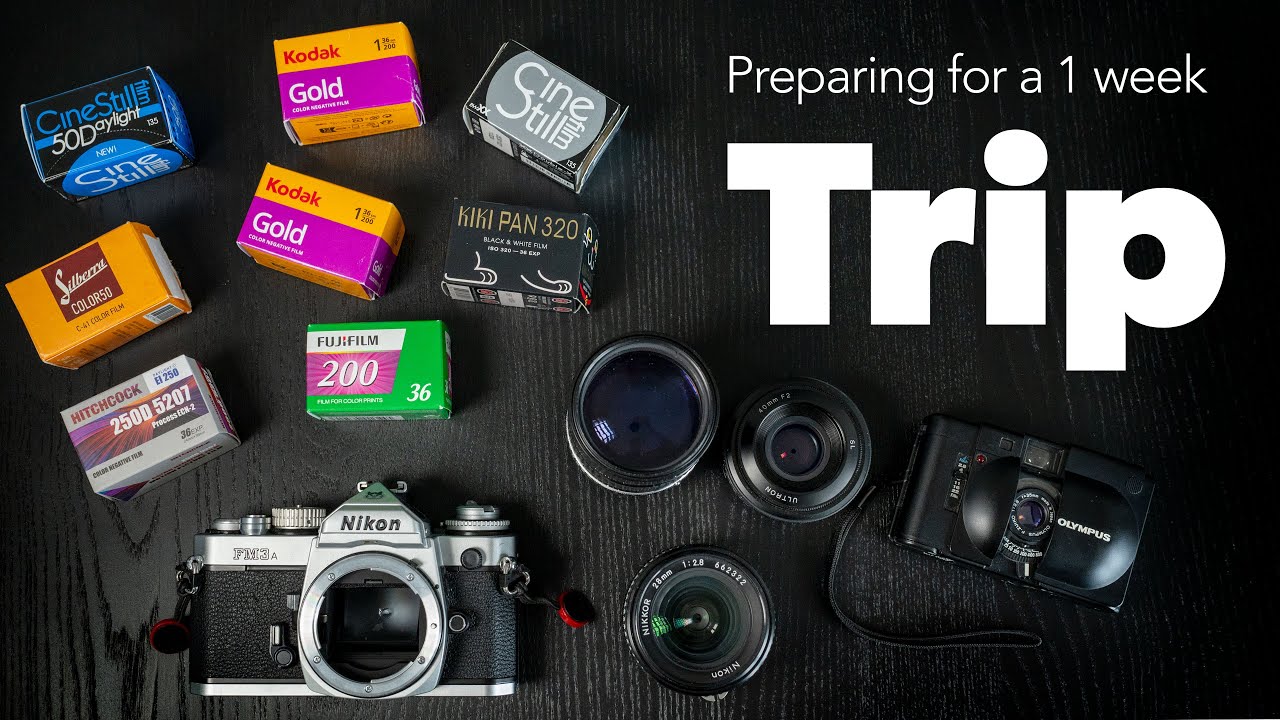 Preparing for a 1 week photo trip on film.