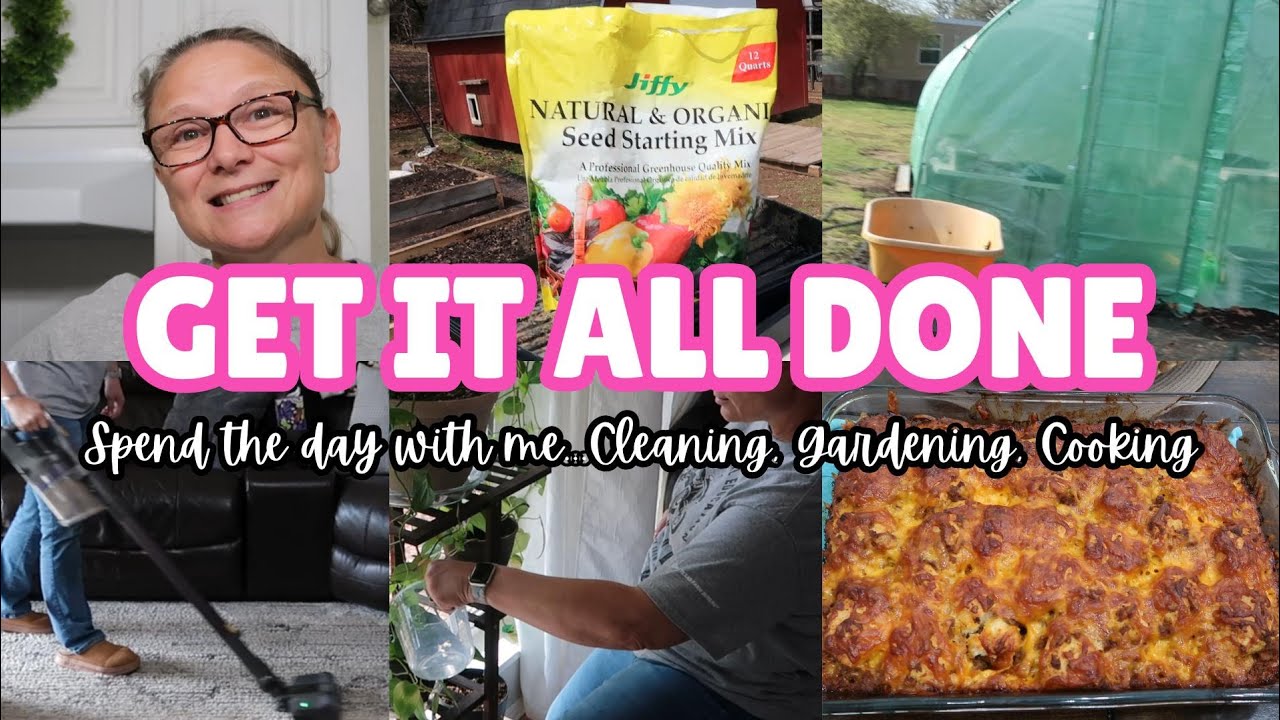 What's For Dinner? | Get It All Done! | Clean & Garden With Me