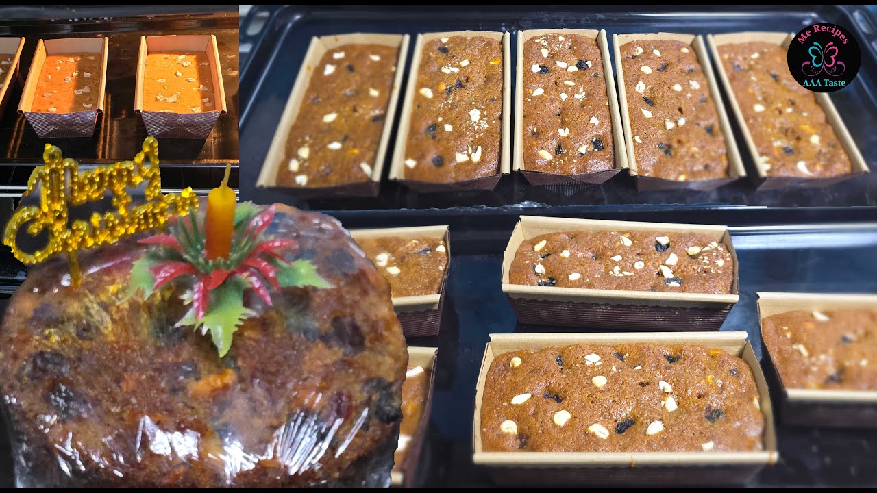 Soft & Moist Non-Alcoholic Plum Cake | Christmas Special Fruit Cake