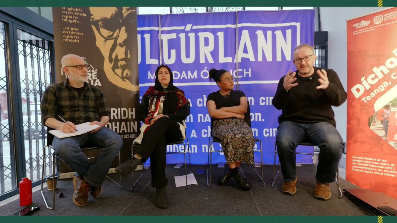 Standing Against Racism: Twasul Mohammed, Azadeh Sobout, Stiofán Ó Nualláin & Dessie Donnelly