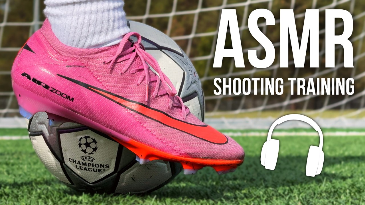 ASMR Shooting Training For Soccer / Football In Nike Mercurial Vapor 16