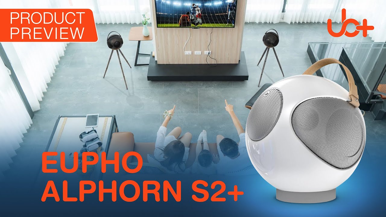 PREVIEW UB+ EUPHO ALPHORN S2+ ลำโพงบลูทูธ ทรงกลม ทรงพลัง