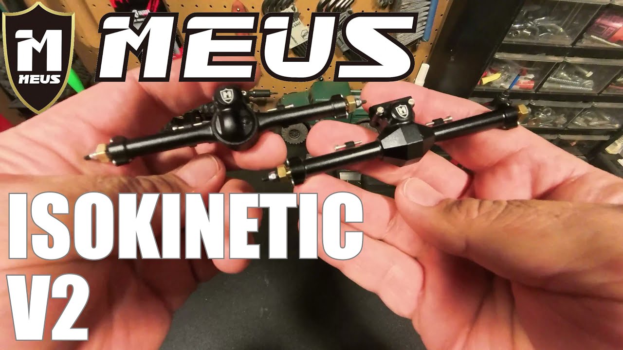 MEUS Isokinetic axle comparison V1 & V2 - SCX24