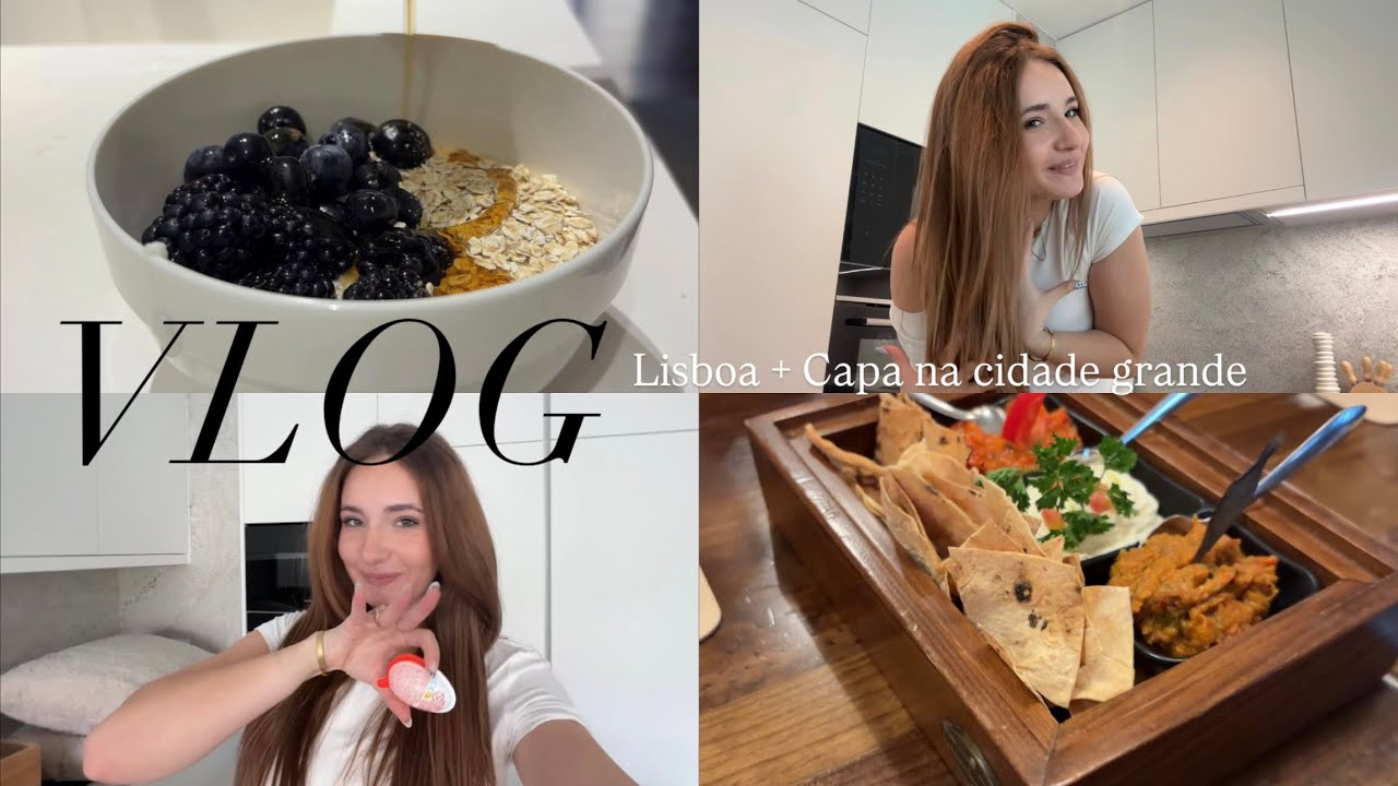 Vlog: Lisboa + Capa na cidade grande 