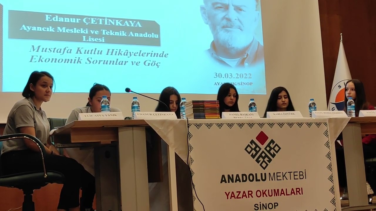 Anadolu Mektebi Yazar Okumaları 30.03.2022 Mustafa Kutlu Paneli