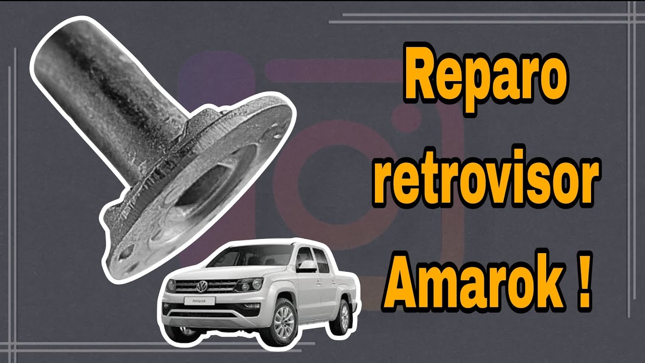 Retrovisor da Amarok quebrou como consertar ! Troca do reparo.