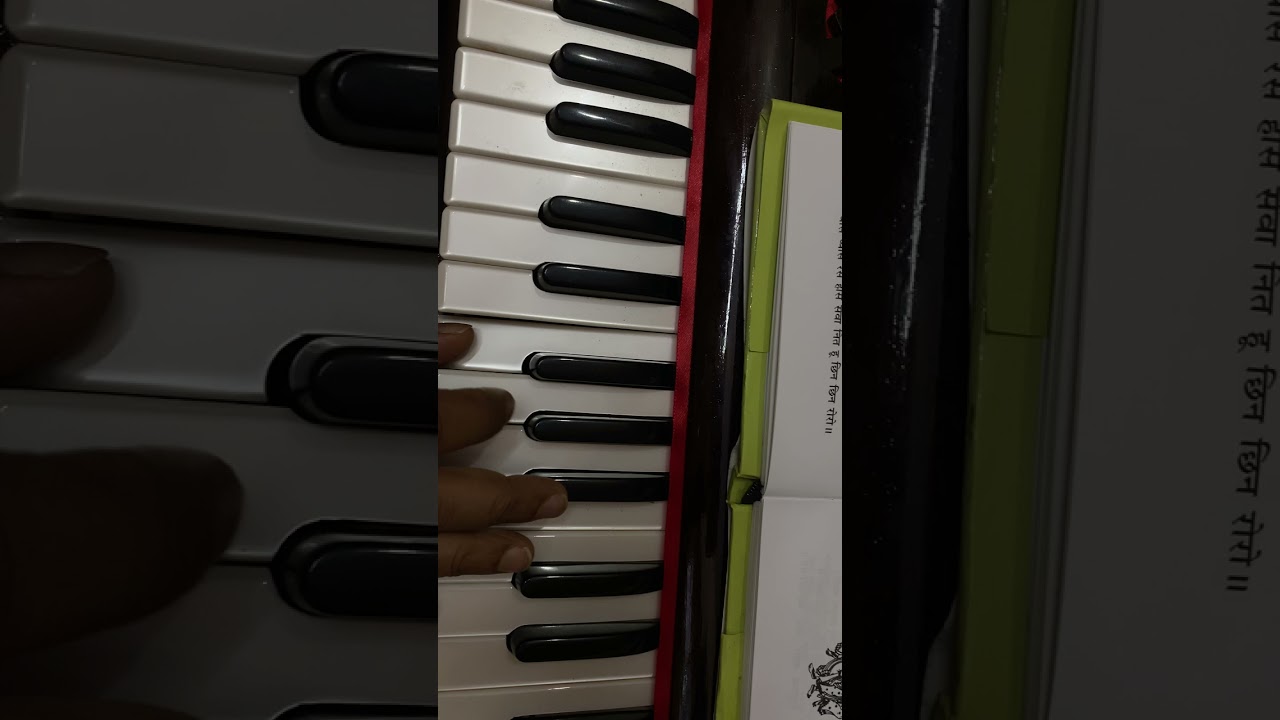 Harmonium -shyam nahi chin aaye A#scale