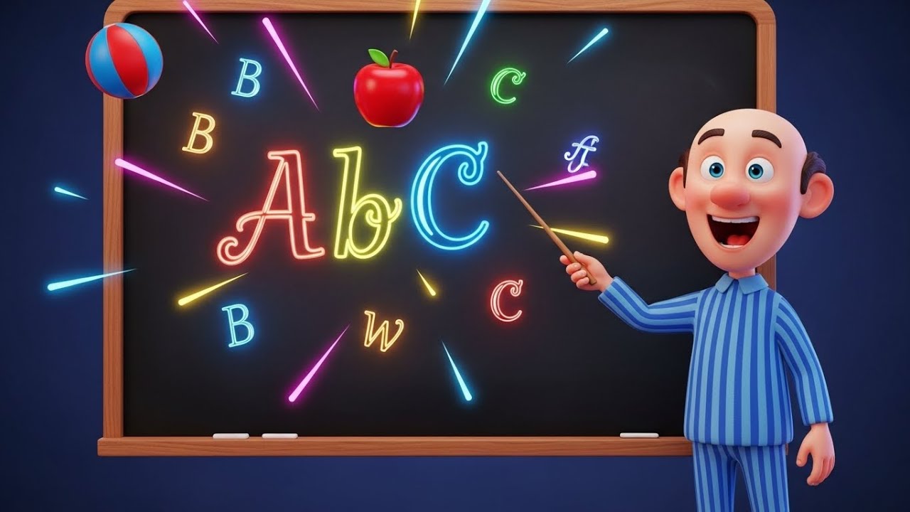 A for Apple, B for Ball | Learn ABCs | Kids Educational Video