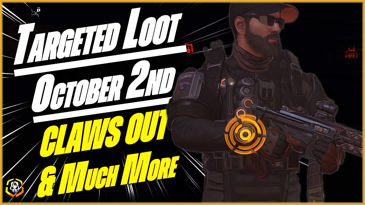 The DIVISION 2 | Targeted Loot Today | OCTOBER 2 | *CLAWS OUT* | Farming Guide