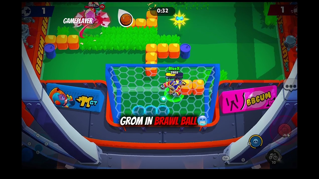 Grom in Brawl Ball