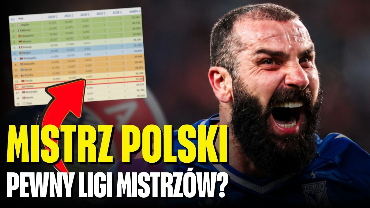 RANKING UEFA | MISTRZ POLSKI PRAWIE PEWNY LIGI MISTRZ&Oacute;W? | PROGNOZA PUCHAR&Oacute;W W SEZONIE 2027/28