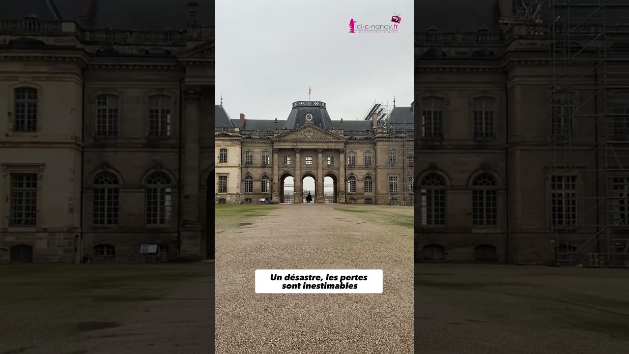 Il y a 20 ans, le Château de Lunéville en proie à un violent incendie