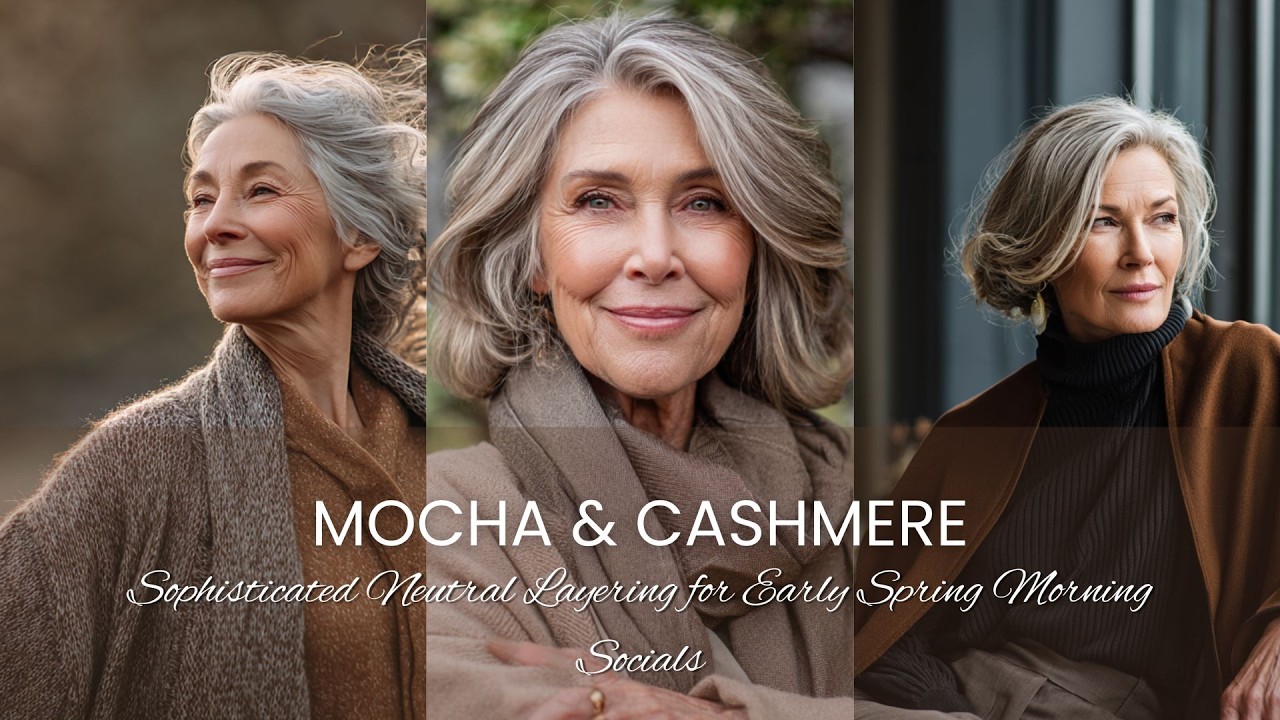 ☕ Mocha & Cashmere: Sophisticated Neutral Layering for Early Spring Morning Socials