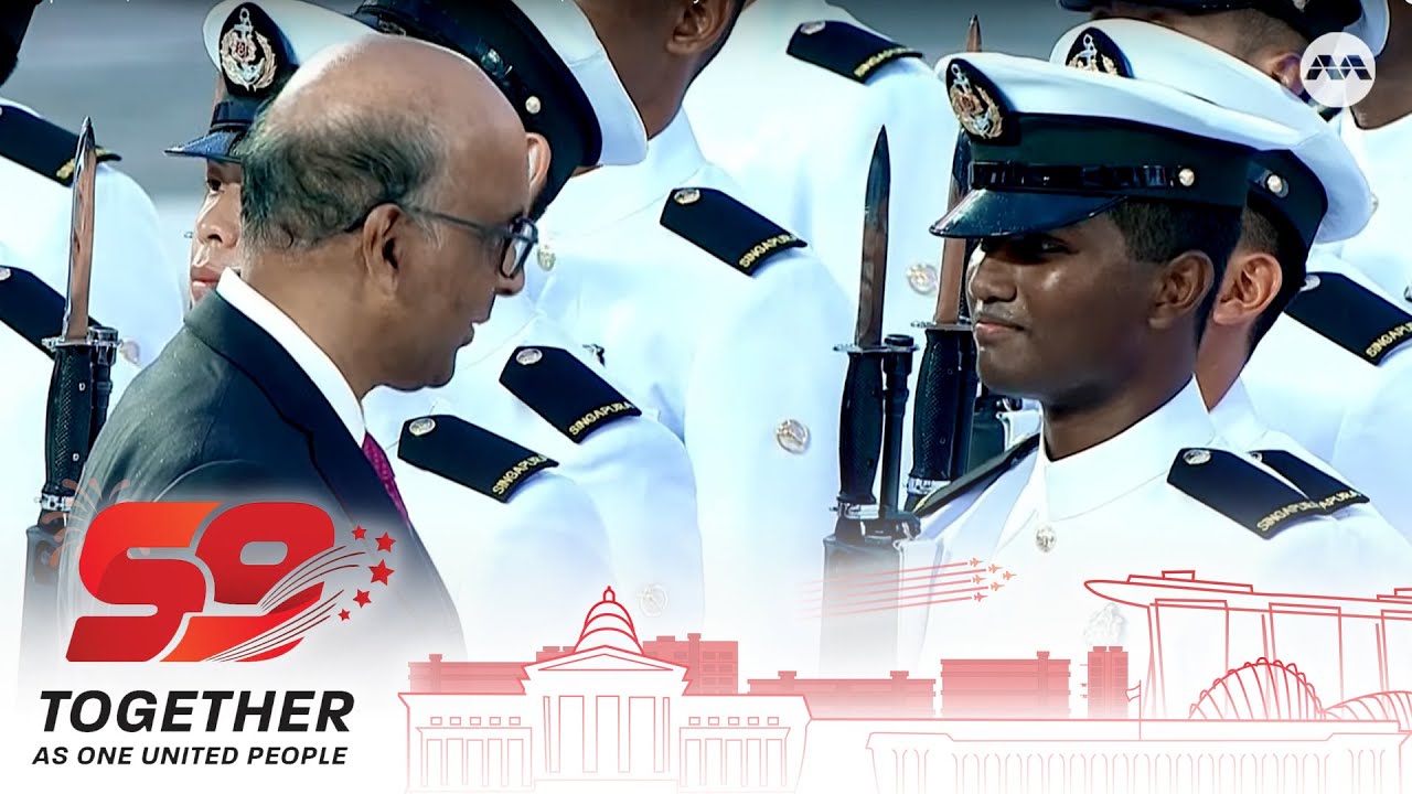 Guard of Honour inspection, Presidential Gun Salute and Feu-De-Joie | National Day Parade 2024