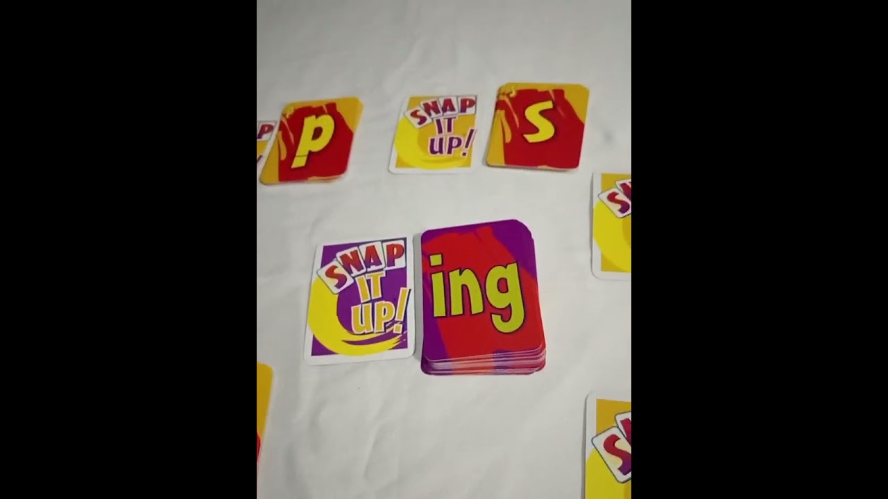 Snap It Up! Word Families          Como se juega en Español