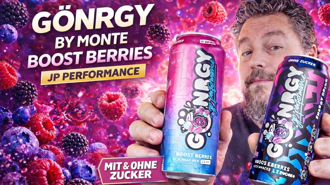 Gönrgy by Monte Boost Berries Mit und ohne Zucker JP Performance Review und Test 