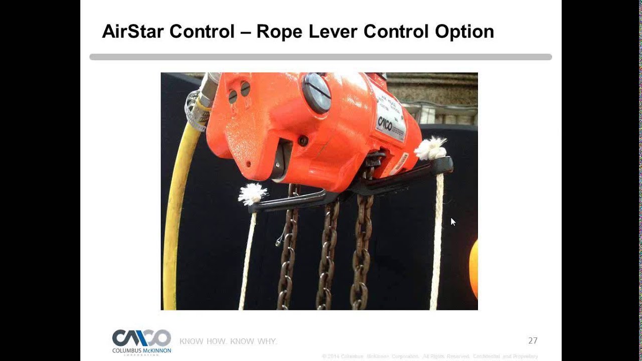 Safety Webinar: Why Use Air Hoists? Know the Advantages