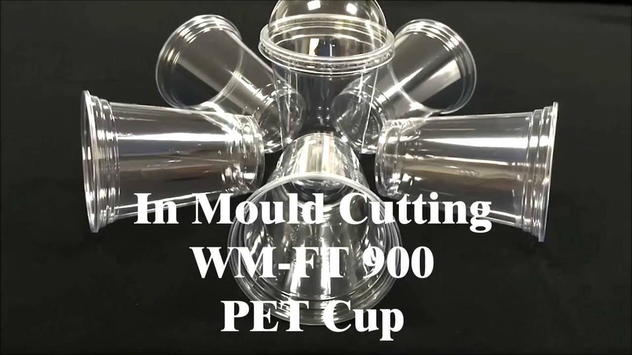 WM FT 900  PET CUP In mould cutting Hongzu Thermoforming Trialtest