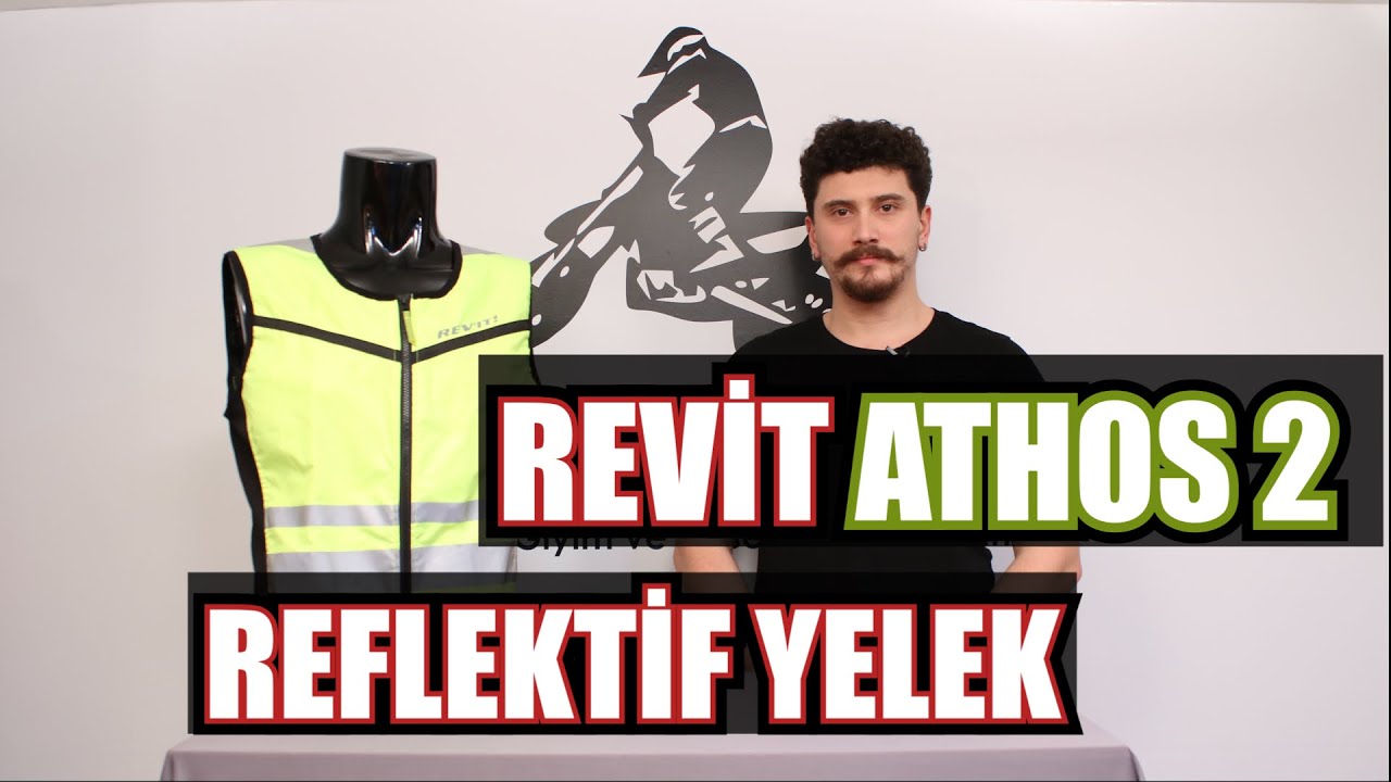 Revit Athos 2 | Reflektif Motosiklet Yeleği