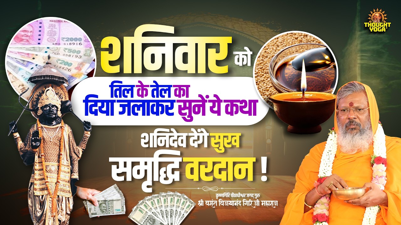 शनिवार को तिल के तेल का दिया जलाकर सुनें ये कथा - शनिदेव देंगे सुख समृद्धि वरदान || #shanidev