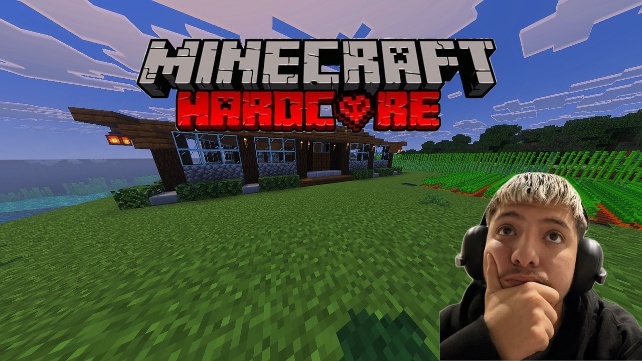 Building My Hardcore Minecraft House