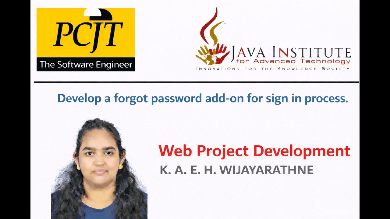 program a forgot password add-on user sing in process